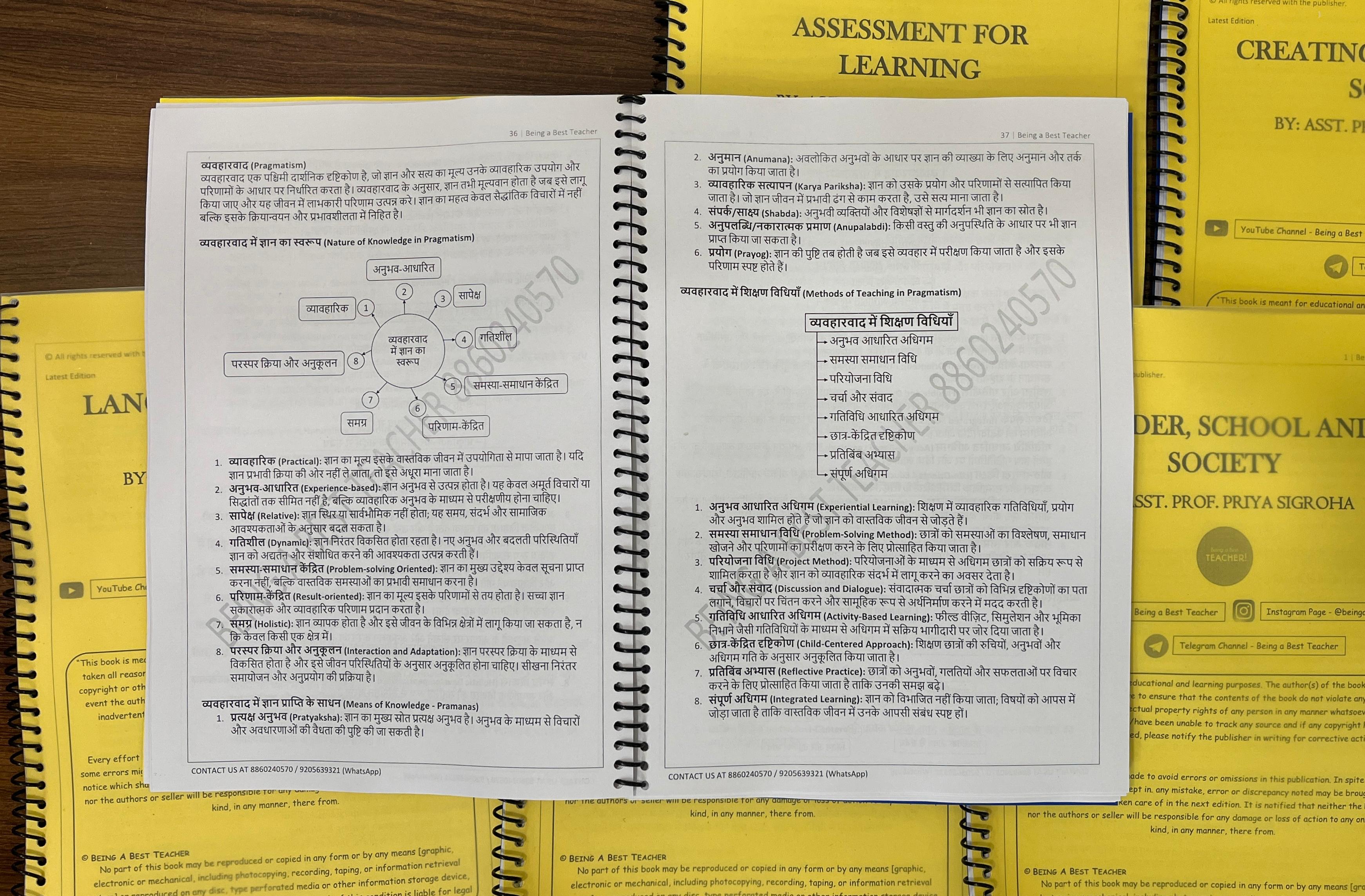 CRSU B.Ed. 2nd Notes (Set of All 7 Subjects)