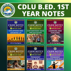 CDLU B.Ed. 1st Year Notes (Set of All 6 Subjects)