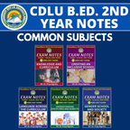 CDLU B.Ed. 2nd Year Notes (Set of All 7 Subjects)