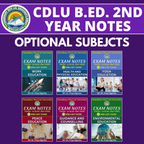 CDLU B.Ed. 2nd Year Notes (Set of All 7 Subjects)