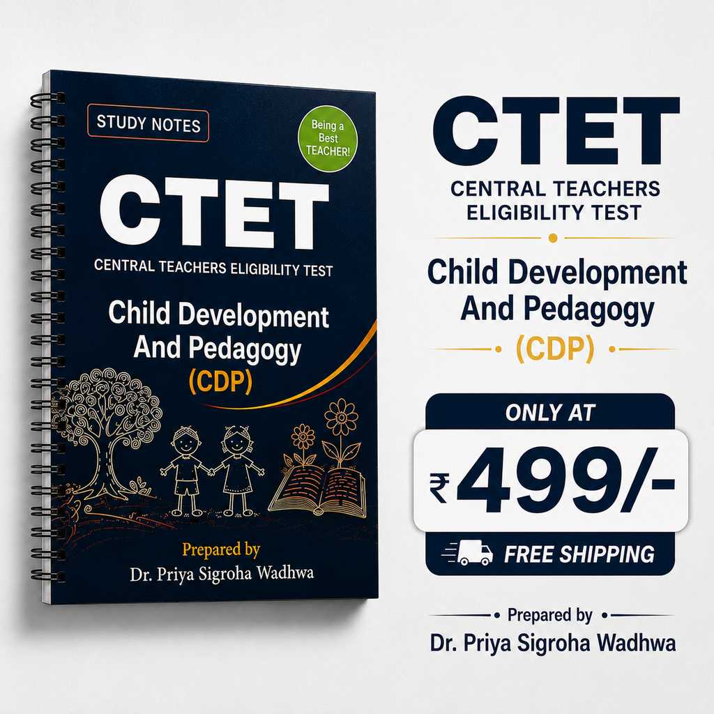 CTET CDP Notes