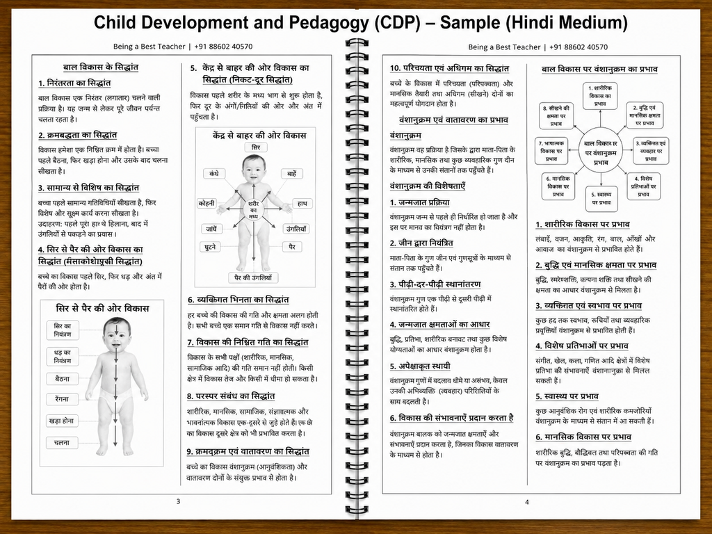 Child Development & Pedagogy (CDP) Study Notes for Paper 1 & 2