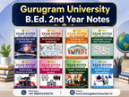 Gurugram University B.Ed. 2nd Year Notes (Set of All 7 Subjects)