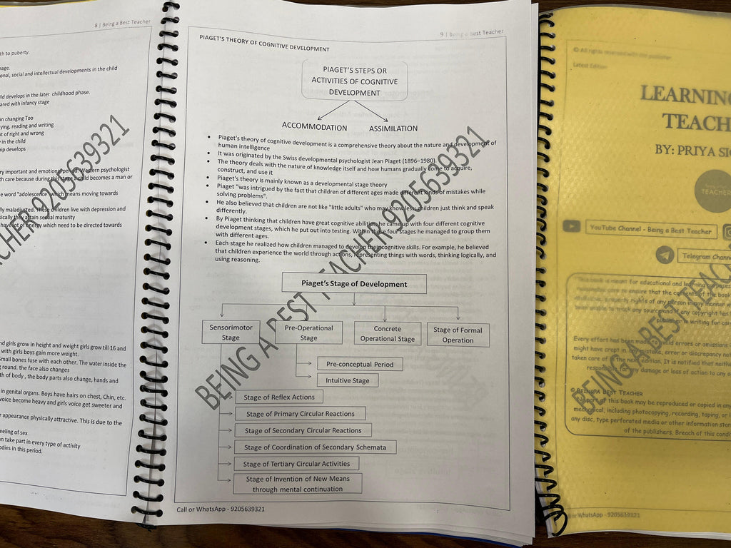 Indira Gandhi University (IGU) B.Ed. 1st Notes (Set of All 5 Subjects)