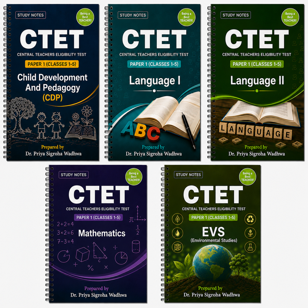 CTET PAPER 1 NOTES (Complete Kit)