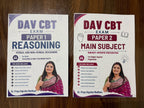 DAV CBT Exam Books Combo – Paper 1 (Reasoning) + Paper 2 (Main Subject)