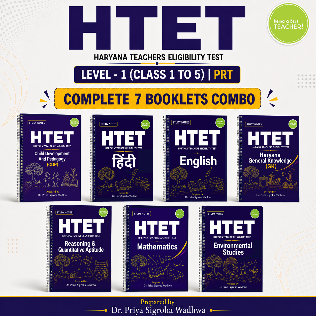 HTET Level 1 PRT Notes (Complete Set)