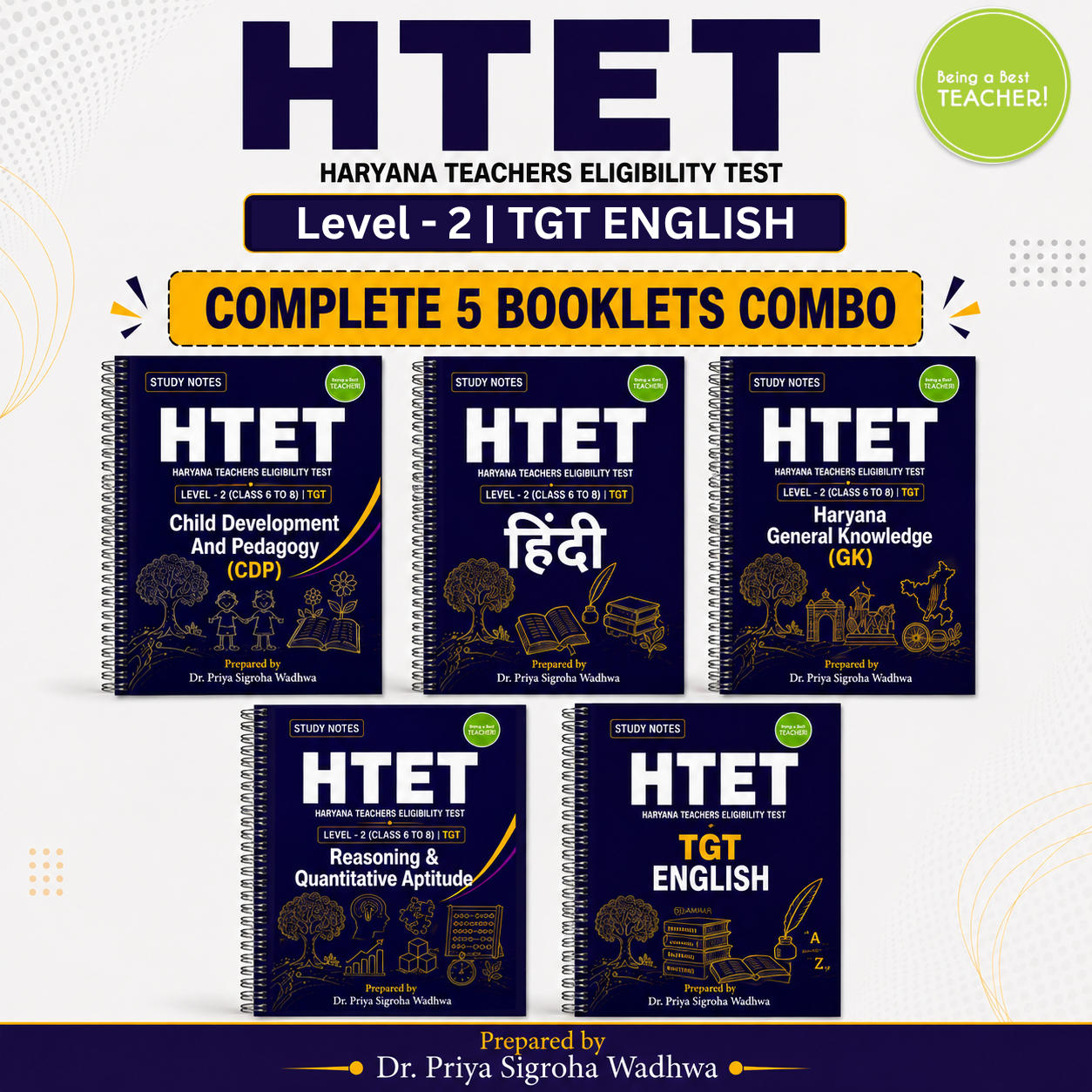 HTET Level 2 TGT English Notes (Complete Set)