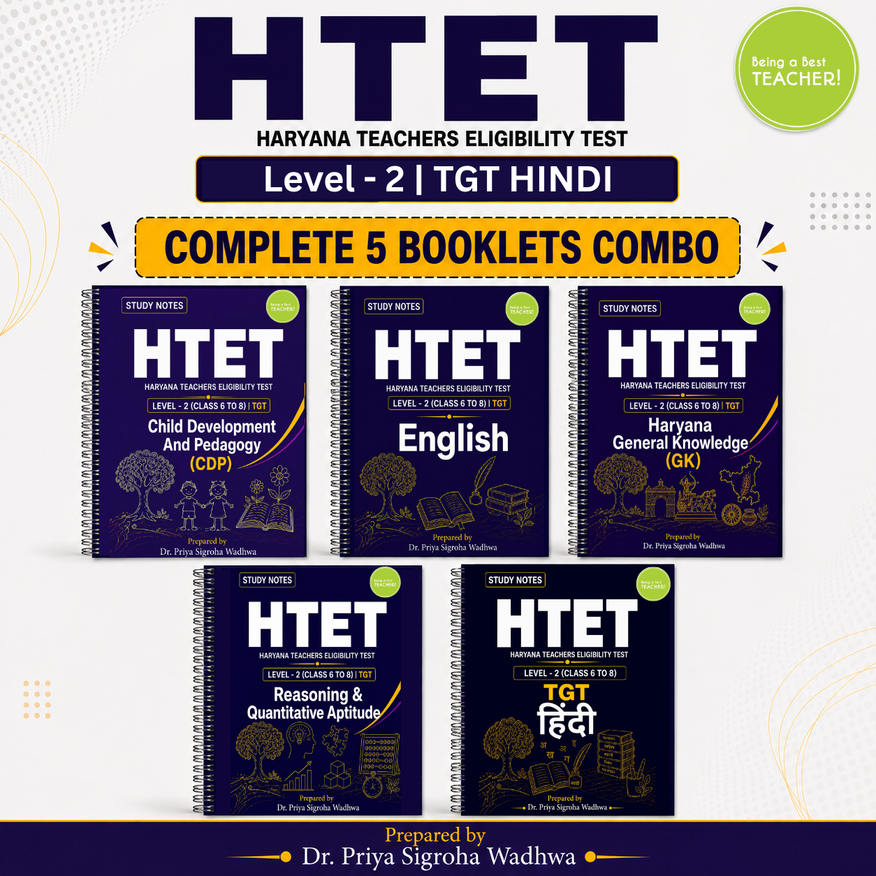 HTET Level 2 TGT Hindi Notes (Complete Set)