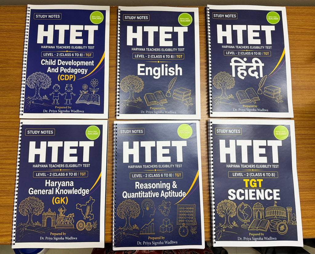 HTET Level 2 TGT Science Notes (Complete Set)