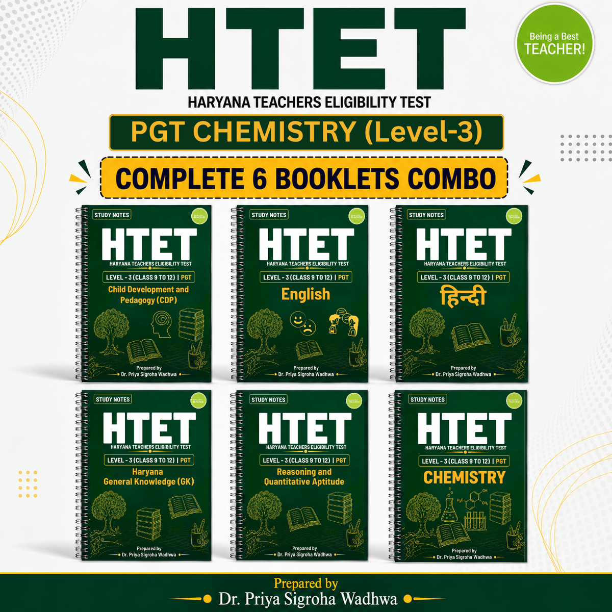 HTET Level 3 PGT Chemistry Notes (Complete Set)