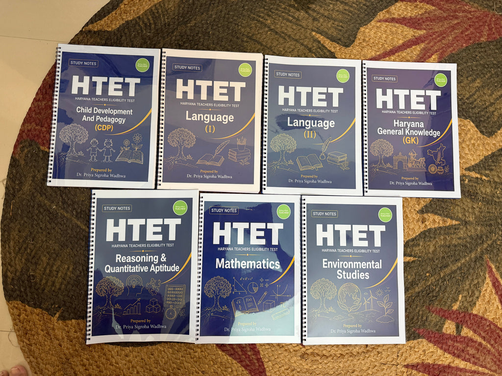 HTET Level 1 PRT Notes (Complete Set)