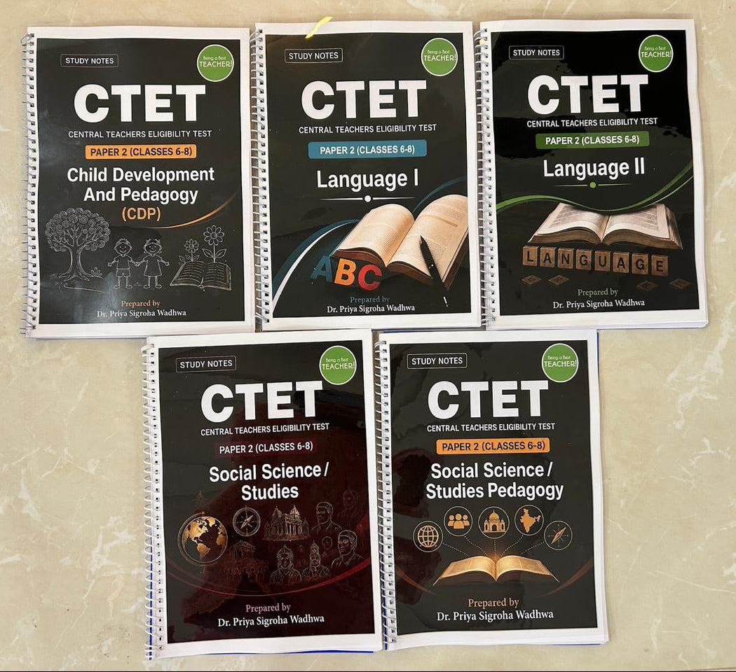 CTET PAPER 2 NOTES (Complete Kit)